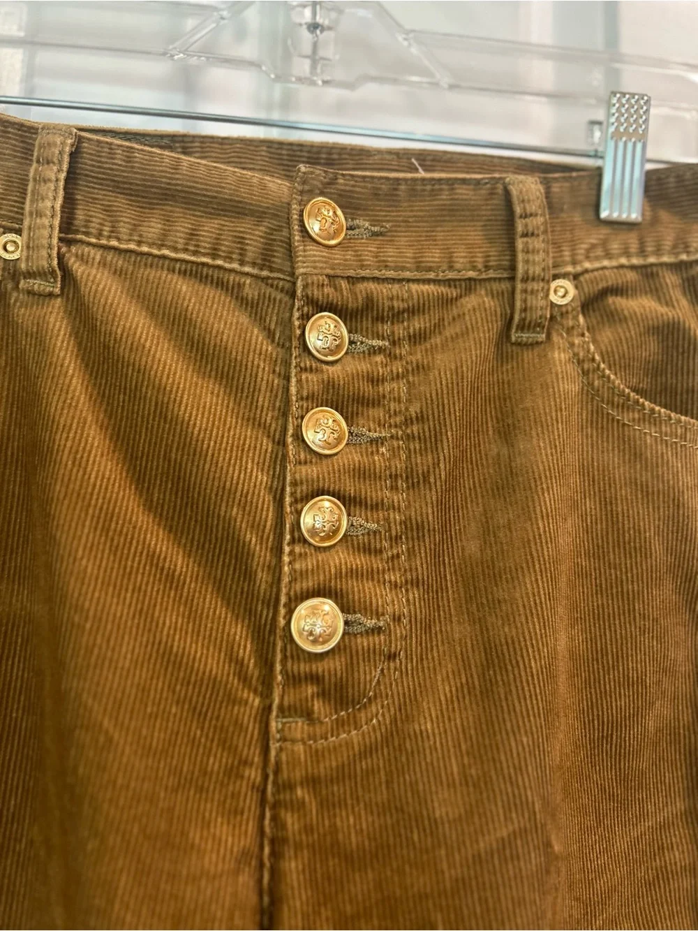 Tory Burch brown corduroy